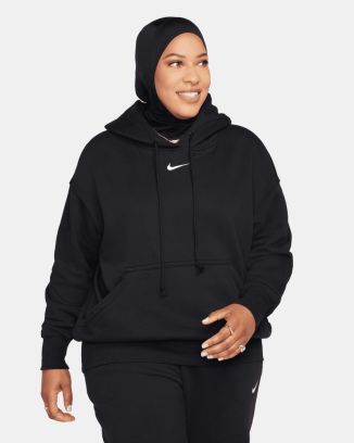 Sweat a Capuche Court Oversize a Motif Nike Sportswear Club Fleece pour  Femme - DQ5850-100 - Blanc