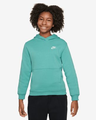 sweat capuche nike sportswear club fleece enfant fd3000 300