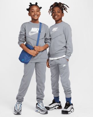 ensemble survetement nike sportswear gris enfant fd3090 084