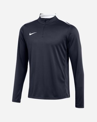 sweat 1 4 zip nike dri fit bleu homme fd7667 455