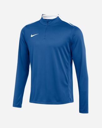 sweat 1 4 zip nike dri fit bleu homme fd7667 467