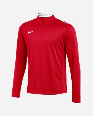 sweat 1 4 zip nike dri fit rouge homme fd7667 657