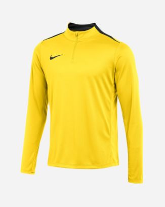 sweat 1 4 zip nike dri fit jaune homme fd7667 719