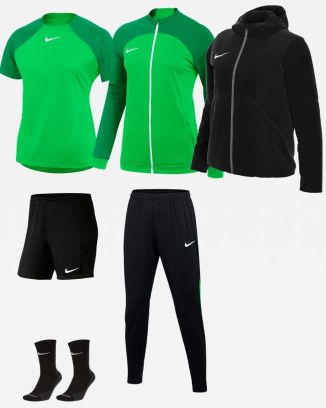 Set di prodotti Nike Academy Pro per Donne. Tuta + Maglia + Short + Calze + Parka (6 prodotti)