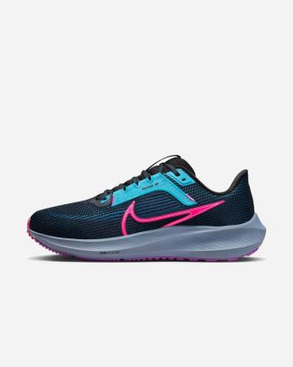 Chaussures de running Nike Pegasus 40 Noir & Bleu pour femme