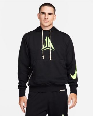 sweat a capuche de basket nike ja noir pour homme fn2987 010