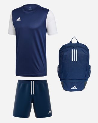 Product set adidas Estro 19 for Kids. Jersey + Shorts + Bag (3 items)