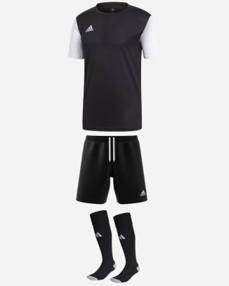 Ensemble adidas Estro 19 pour Enfant. Maillot + Short + Chaussettes de football (3 pièces)