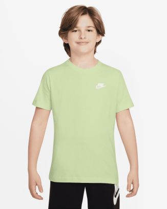 t shirt nike sportswear vert enfant fz5177 303