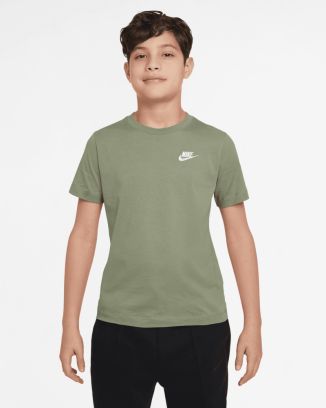 t shirt nike sportswear vert enfant fz5177 386