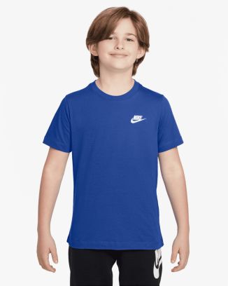 t shirt nike sportswear bleu enfant fz5177 480