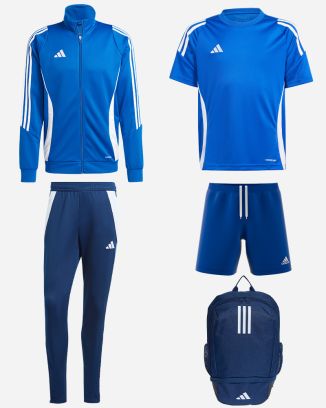 Ensemble adidas Tiro 24 pour Homme. Survêtement + Maillot + Short + Sac à dos (5 pièces)