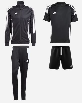 Ensemble adidas Tiro 24 pour Enfant. Maillot + Short + Survêtement (4 pièces)