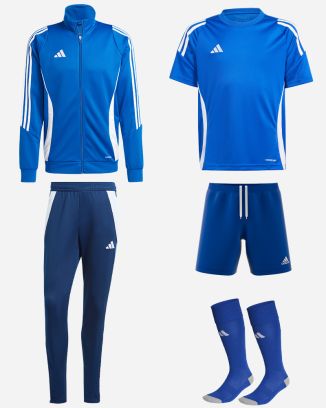 Ensemble adidas Tiro 24 pour Homme. Survêtement + Maillot + Short + Chaussettes (5 pièces)