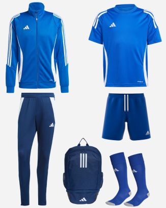 Conjunto de produtos adidas Tiro 24 para Homem. Fato de treino + Jersey + Calções + Meias + Saco (6 itens)