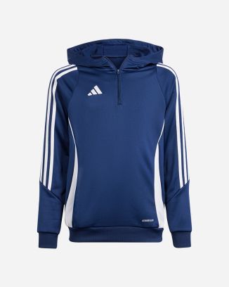 sweat capuche poly tiro 24 bleu marine enfant has92 ir9402