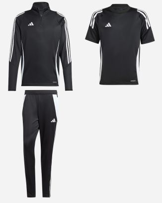 Pack adidas Tiro 24 (3 pièces) | Haut d'entraînement 1/4 zip + Pantalon de survêtement + Maillot |