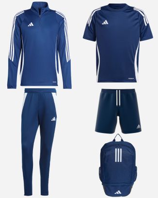 Ensemble adidas Tiro 24 pour Homme. Survêtement + Maillot + Short + Sac à dos (5 pièces)