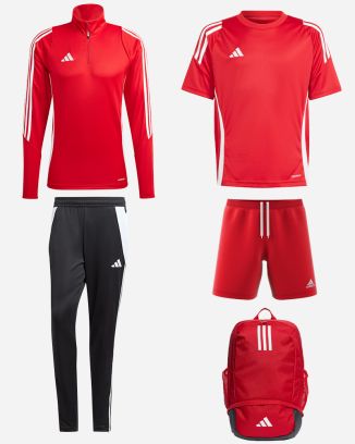 Conjunto de produtos adidas Tiro 24 para Criança. Fato de treino + Jersey + Calções + Saco (5 itens)