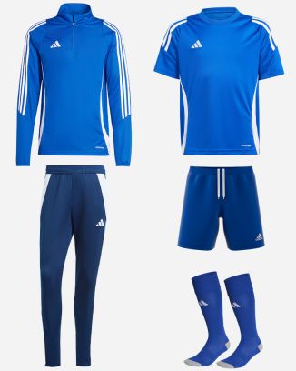 Conjunto de produtos adidas Tiro 24 para Criança. Fato de treino + Jersey + Calções + Meias (5 itens)