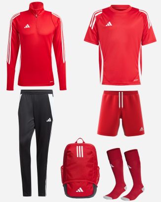 Set producten adidas Tiro 24 voor Kinderen. Trainingspak + Jersey + Korte broek + Sokken + Tas (6 artikelen)