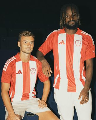 Maillot de match domicile as cannes 2024-2025 adidas homme