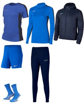 Set producten Nike Academy 23 voor Vrouwen. Trainingspak + Jersey + Korte broek + Sokken + Parka (6 artikelen)