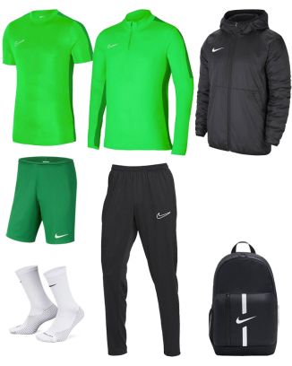 Set producten Nike Academy 23 voor Kind. Trainingspak + Jersey + Korte broek + Sokken + Parka + Tas (7 artikelen)