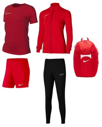 Set producten Nike Academy 23 voor Vrouwen. Trainingspak + Jersey + Korte broek + Tas (5 artikelen)