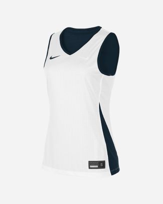 Omkeerbaar basketbalshirt Nike Team Marine & Wit voor dames