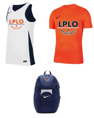 Pack LPLO Basketball pour Enfant (3 pièces) | Maillot de basket réversible + Maillot + Sac à dos |