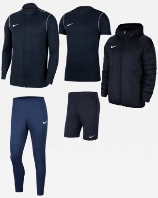 Set di prodotti Nike Park 20 per Uomo. Tuta + Maglia + Short + Parka (5 prodotti)