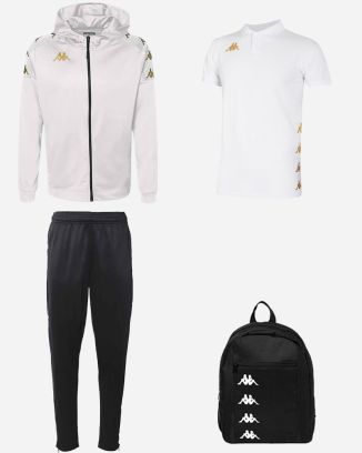 Produkt-Set Kappa Grevolo für Herren. Trainingsanzug + Polo + Tasche (4 artikel)