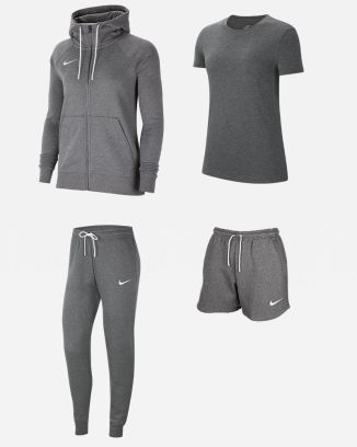 Set producten Nike Team Club 20 voor Vrouwen. Sweatshirt + Joggingbroek + T-shirt + Korte broek (4 artikelen)