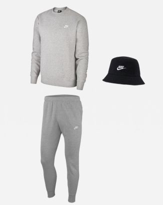 Ensemble Nike Sportswear pour Homme. Sweat-shirt + Bas de jogging + Bob (3 pièces)