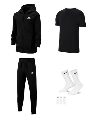 Set producten Nike Sportswear voor Kind. Joggingpak + T-shirt + Sokken (4 artikelen)