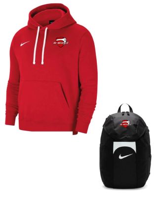 Pack Basket Club Neuville sur Escaut pour Homme (2 pièces) | Sweat à capuche + Sac à dos |