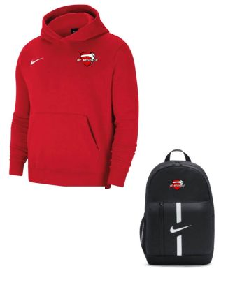 Pack Basket Club Neuville sur Escaut pour Enfant (2 pièces) | Sweat à capuche + Sac à dos |