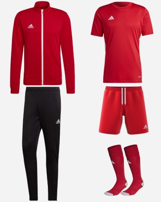 Pack adidas Entrada 22 (5 pièces) | Veste de survêtement + Pantalon de survêtement + Maillot + Short + Chaussettes |