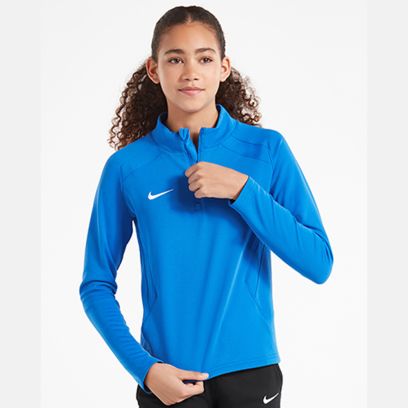 haut 1 4 zip nike training bleu pour enfant 0340nz 463