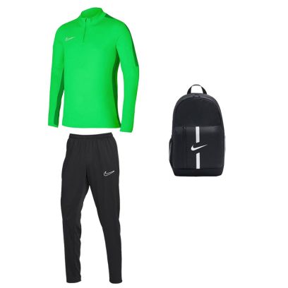 Ensemble Nike enfant Pack 3 pièces Haut 1/4 zip Academy 23 Pantalon de survêtement Academy 23 Sac à dos Academy Team Youth DR1356 DR1676 DA2571