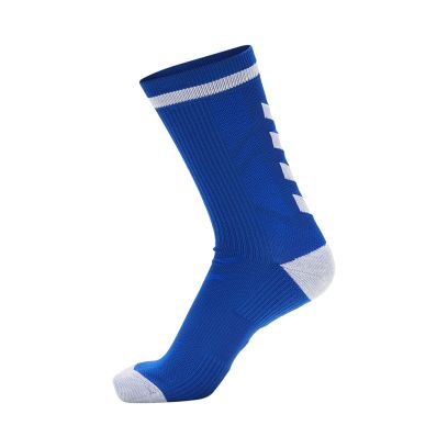 chaussettes basses hummel elite bleu blanc 204043 7691