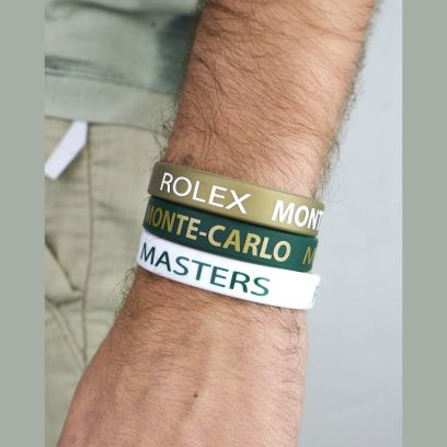 Lot de bracelets Rolex Monte-Carlo Masters Unique