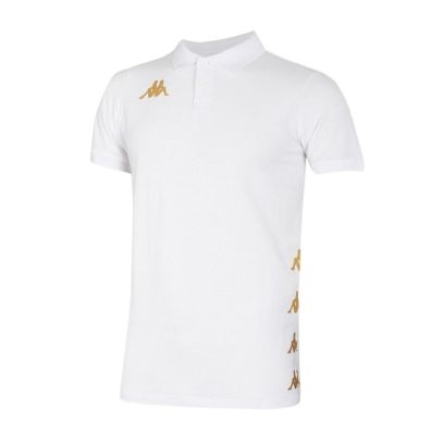 Polo Kappa Gastio Blanc pour homme