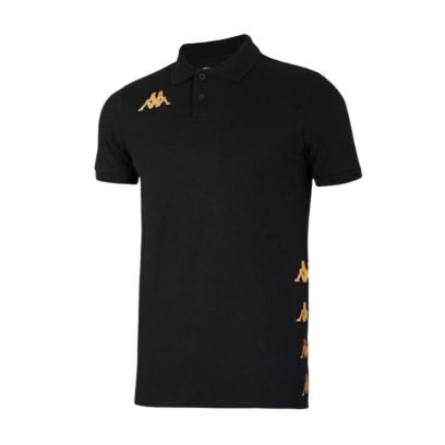 Polo Kappa Gastio Noir pour homme