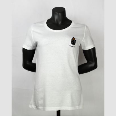 T-shirt Monte-Carlo Country Club Blanc pour femme