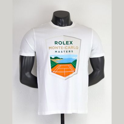 T-shirt Rolex Monte-Carlo Masters Branco para homem