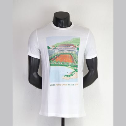 T-shirt Rolex Monte-Carlo Masters Branco para criança