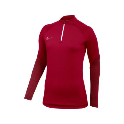 haut 1 4 zip nike dri fit strike 22 rouge femme dh9151 657