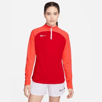 Haut d'entrainement 1/4 Zip Nike Academy Pro Rouge pour femme